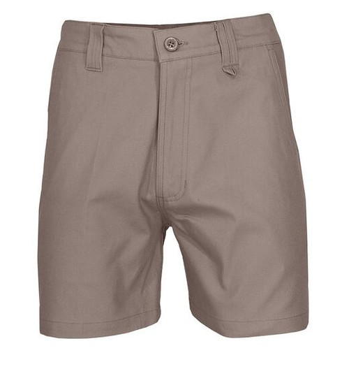 122R KHAKI SLIMFLEX TRADIE SHORTS