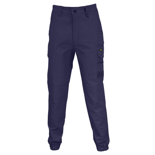 97S NAVY ELASTIC CUFFED SLIMFLEX CARGO PANT