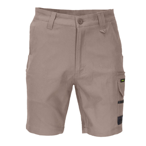 87R KHAKI SLIMFLEX TRADIE CARGO SHORTS