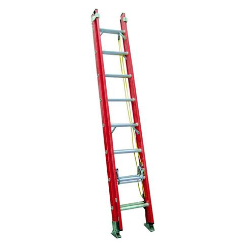 3.2-5.3M 150KG INDUSTRIAL FIBREGLASS EXTENSION LADDER