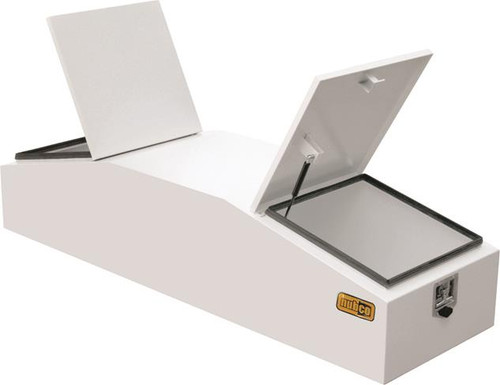 1770X550X400MM WHITE STEEL GULLWING UTE BOX