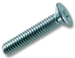 M3X12MM M/S Z/P CSK POZI METAL THREAD