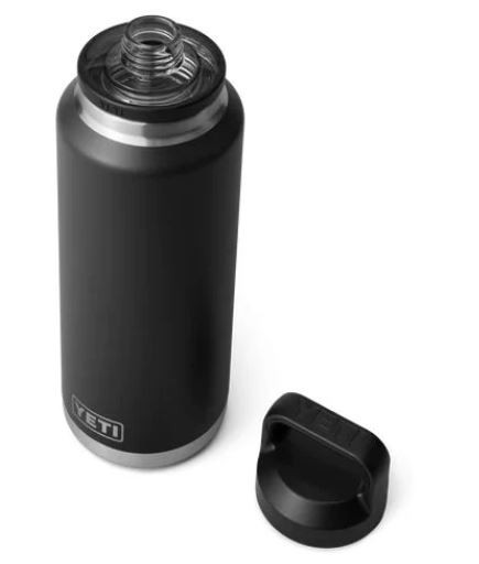 1.4LTR 46OZ RAMBLER INSULATED BOTTLE W/ CHUG CAP-BLACK