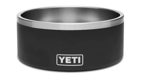 BOOMER 8 DOG BOWL-BLACK