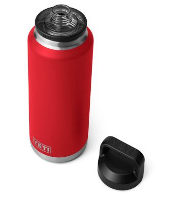 1.4LTR 46OZ RAMBLER INSULATED BOTTLE W/ CHUG CAP-RESCUE RED