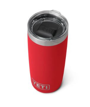 295ML 10OZ RAMBLER INSULATED TUMBLER W/ MAGSLIDE-RESCUE RED