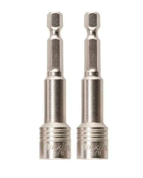 2PK 3/8\" X 65MM IMPACT MAGNETIC NUTSETTER