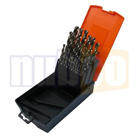 25PCE 1-13MM METRIC HSS TITANIUM DRILL SET