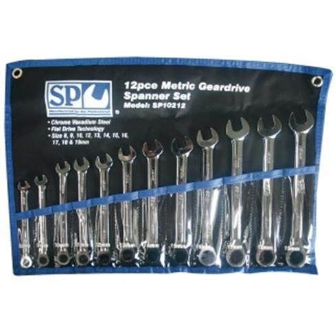 12 PC SAE GEARDRIVE SPANNER SET *LTD OFFER*