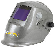 WIDE VIEW ELECTRONIC WELDING HELMET - \"GRAPHITE