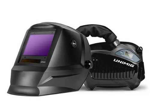 AUTO DARKENING PAPR AIR FED WELDING HELMET P3