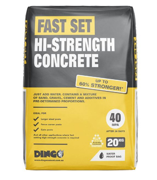 20KG FAST SET HI-STRENGTH CONCRETE