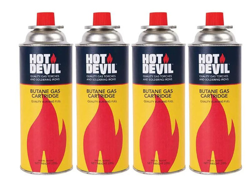 4PK 220G BUTANE GAS CARTRIDGE