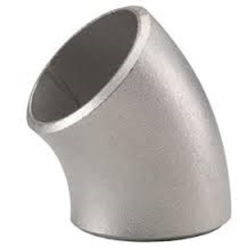 80MM 316 S/S SCH40 45DEG LONG RAD BUTT WELD ELBOW
