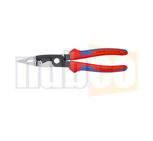 200MM 6 FUNCTION BLACK ELECTRICAL PLIER - MULTI GRIP