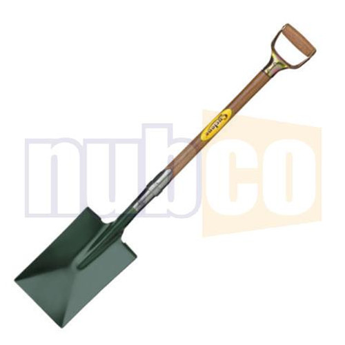 GARDEN SPADE WITH SHORT TIMER SHAFT & GALV D HANDLE
