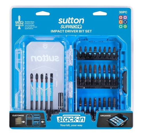 30PC 25MM/50MM/100MM SUPATORQ STACK-IN BIT SET