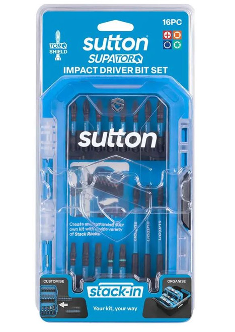 16PC 50MM/100MM SUPATORQ STACK-IN BIT SET