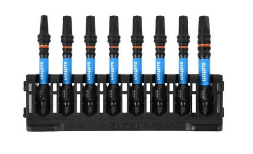 8PC SQ1-3 X 50MM SQUARE/ROBERTSON SUPATORQ STACK-IN BIT SET