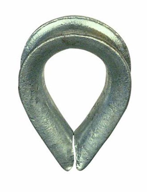 Beaver 310306 - 6mm Commercial Galvanised Wire Rope Thimbles