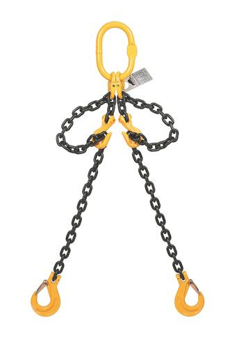 2MTRX10MM 2 LEG CHAIN SLING C/W CLEVIS SLING HOOK