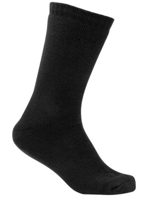 PAIR OF BLACK BAMBOO SOCKS WOMENS SZ 7-11 / MENS SZ 6-10