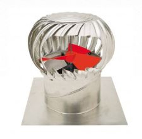 300MM SUPERFLOW TURBO VENTILATOR MILL FINISH