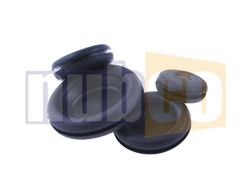 5/8" BLANKING BLACK RUBBER GROMMET PK4