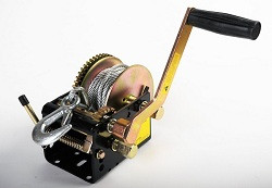 10:1/5:1/1:1 1000KG - 6MM CABLE WINCH & SNAP HOOK