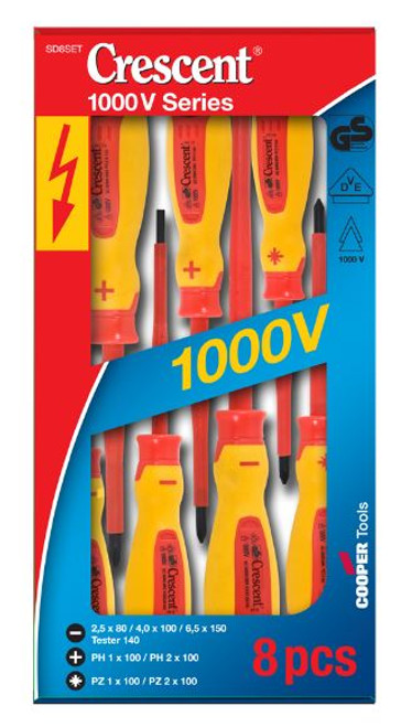 8PCE 1000VOLT VDE SCREWDRIVER SET