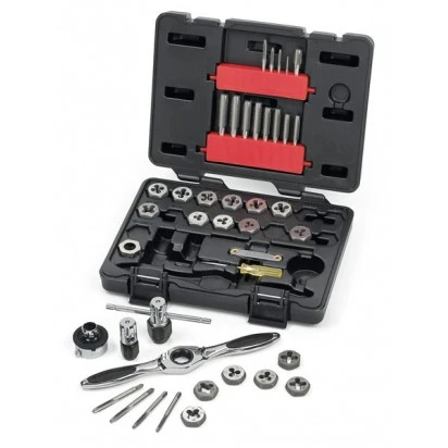 40 PCE RATCHETING TAP AND DIE SET A/F