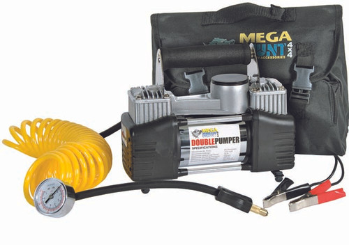 12V 85LPM 4X4 MEGA GRUNT AIR COMPRESSOR & 3.5MTR HOSE
