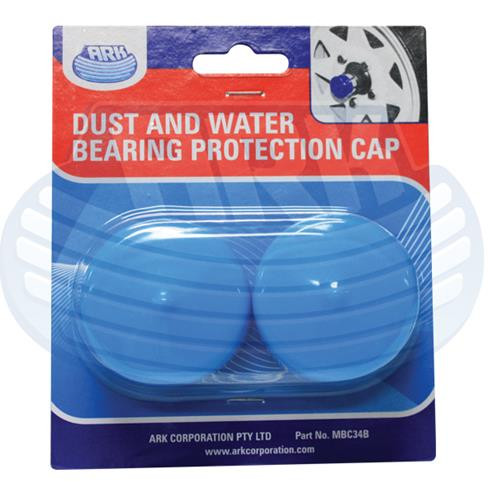 BLUE PVC METAL BEARING DUST COVER 2PK