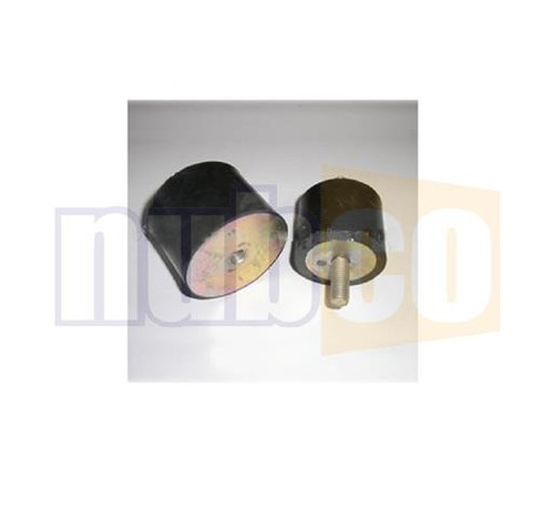 45X45X3MM VIBRATION MOUNT CLOTH INSERTION RUBBER
