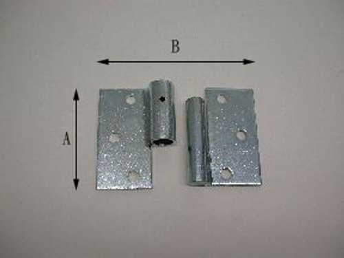 BALL BEARING GATE HINGE / DOUBLE BUTT RH 2PK
