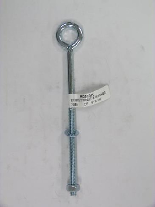 EYE BOLT 152MMX1/4 THREAD Z/P