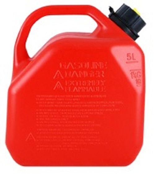 5 LITRE PLASTIC FUEL CAN