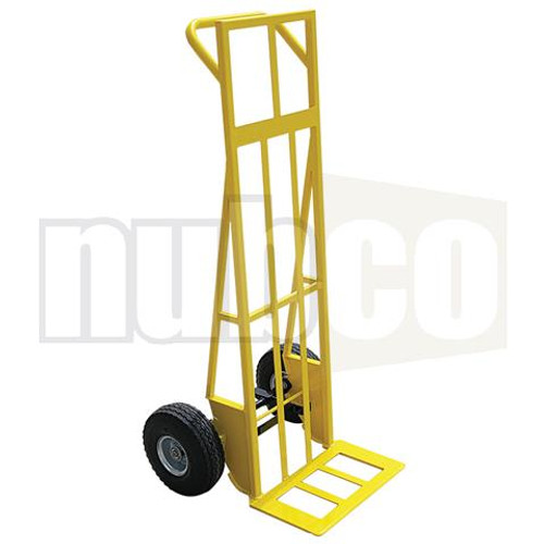 300KG EASY TILT HAND TROLLEY WITH 10" PNEU WHEELS