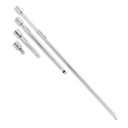 4PCE 1/2\"SQ DR WOBBLE EXTENSION BAR SET POLISHED