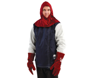 PYROMATE MAROON WELDING HOOD