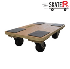 450X300MM WOODEN LOW PROFILE DOLLY