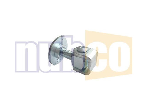 ADJUSTABLE HINGE WITH ROUND FIXING PLATE