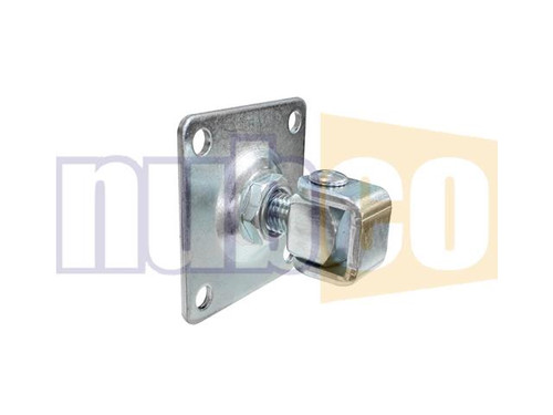 ADJUSTABLE HINGE WITH SQUARE FIXING PLATE