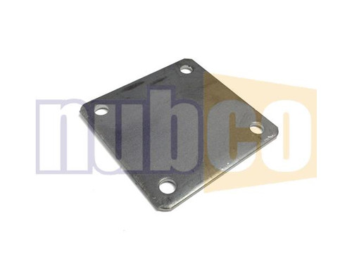 150MM X 150MM X 8MM Z/P FENCE POST PLATE