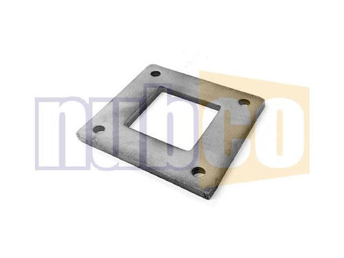 130MM X 130MM X 50MM X 5MM Z/P FENCE POST PLATE