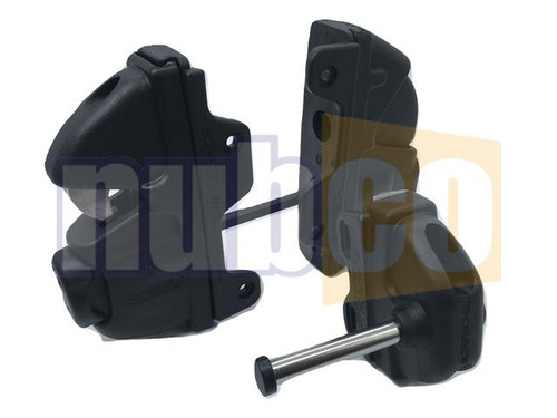 DOUBLE SIDED GRAVITY VIPER GATE LATCH