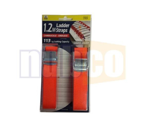 2PCE - 1.2MTR LIGHT DUTY LADDER STRAP 113KG
