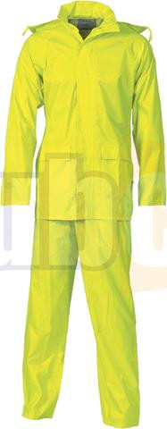 L YELLOW RAIN SET IN BAG ( JACKET, PANT )