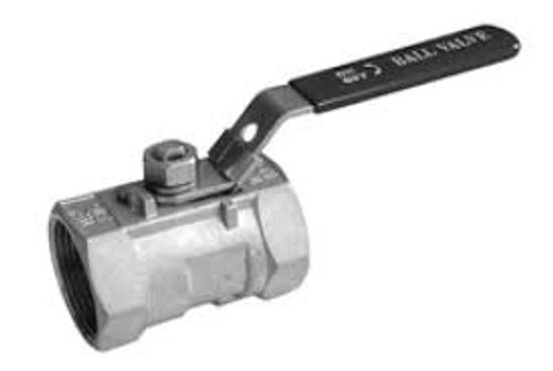 40MM (1.1/2) 1PCE S/S REDUCED BORE BALL VALVE
