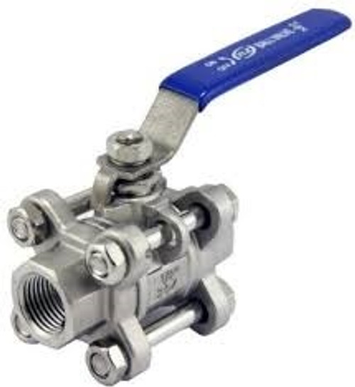 80MM (3") 3PCE S/S FULL BORE BALL VALVE